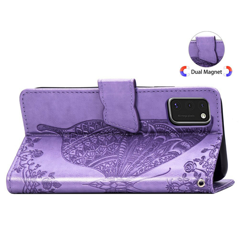 Capa Samsung Galaxy A41 Half Butterfly