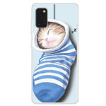 Samsung Galaxy A41 Case Sleeping Kitten
