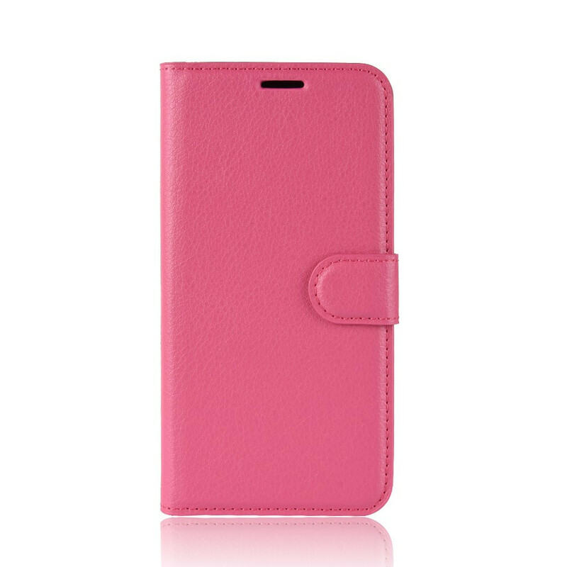 Capa de couro Samsung Galaxy A41 Litchi Clássico Capa de couro Samsung Galaxy A41 Litchi Clássico