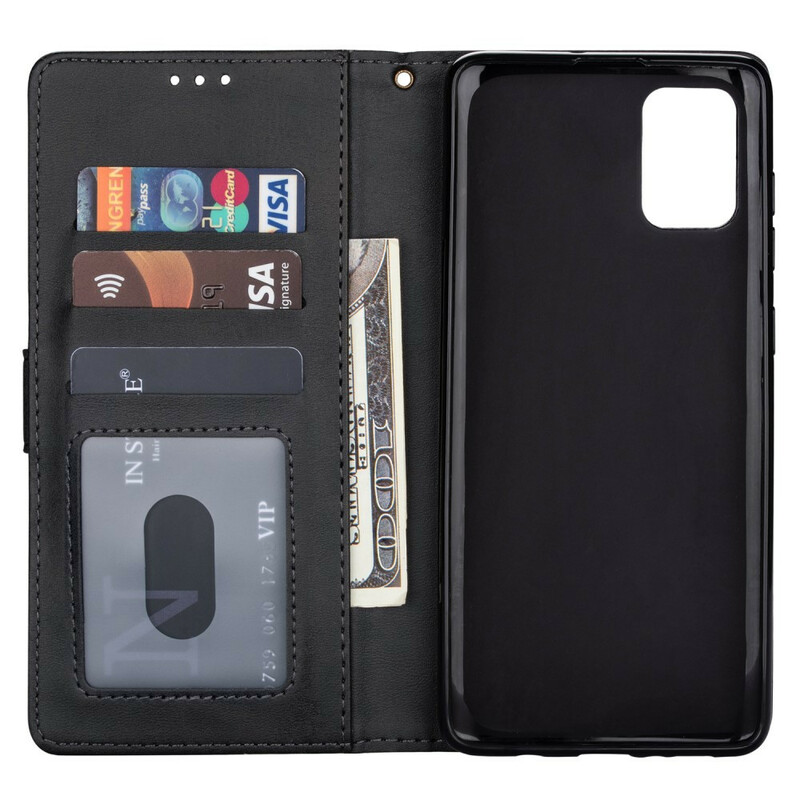 Samsung Galaxy A41 Case Wallet com alça
