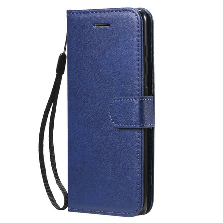 Samsung Galaxy A41 Capa de cinta de couro