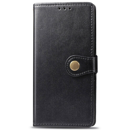 Samsung Galaxy A41 Capa em pele com fecho Vintage