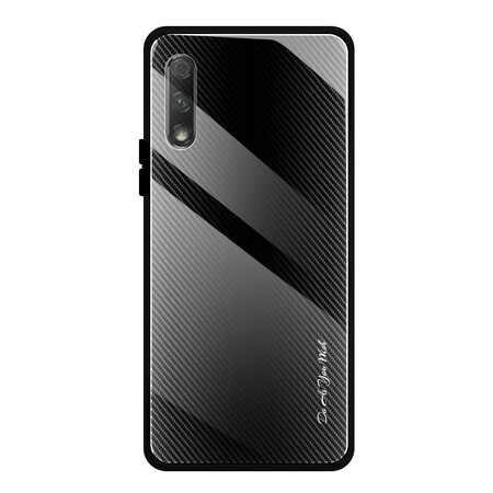 Huawei P Smart Pro / Honor 9X Pro Capa de Fibra de Vidro de Carbono