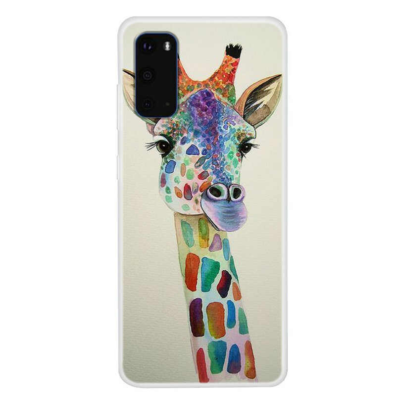 Samsung Galaxy S20 Capa Girafa Colorful