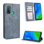 Capa Flip Huawei P Smart 2020 Efeito Couro Vintage Styling