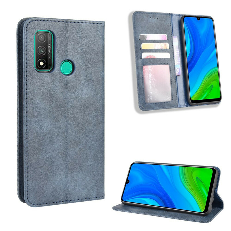 Capa Flip Huawei P Smart 2020 Efeito Couro Vintage Styling