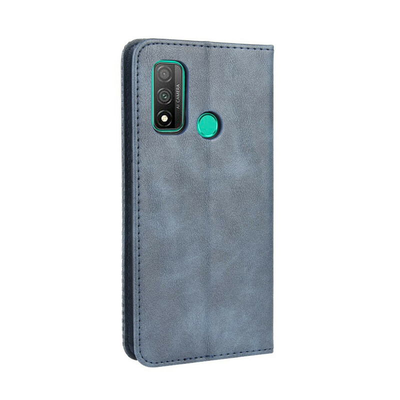 Capa Flip Huawei P Smart 2020 Efeito Couro Vintage Styling