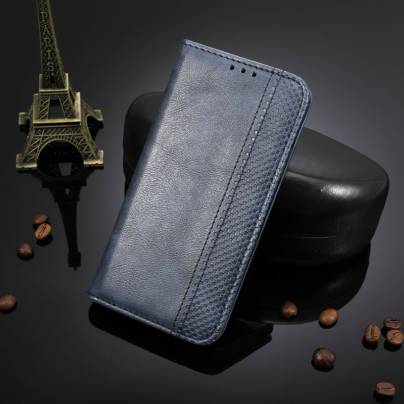 Capa Flip Huawei P Smart 2020 Efeito Couro Vintage Styling