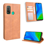 Capa Flip Huawei P Smart 2020 Efeito Couro Vintage Styling