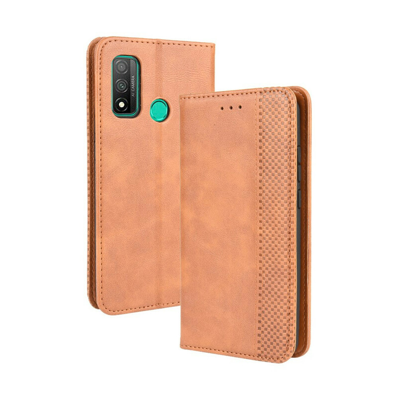 Capa Flip Huawei P Smart 2020 Efeito Couro Vintage Styling