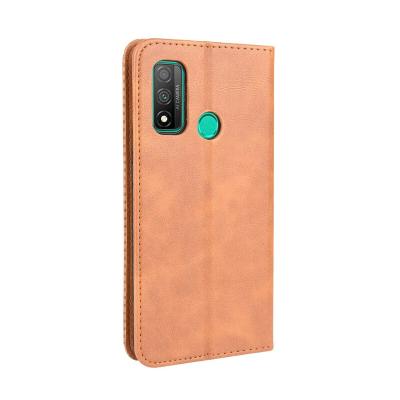 Capa Flip Huawei P Smart 2020 Efeito Couro Vintage Styling