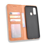 Capa Flip Huawei P Smart 2020 Efeito Couro Vintage Styling