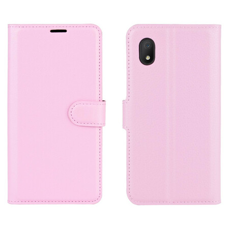 Alcatel 1B Capa de efeito couro Litchi Classic
