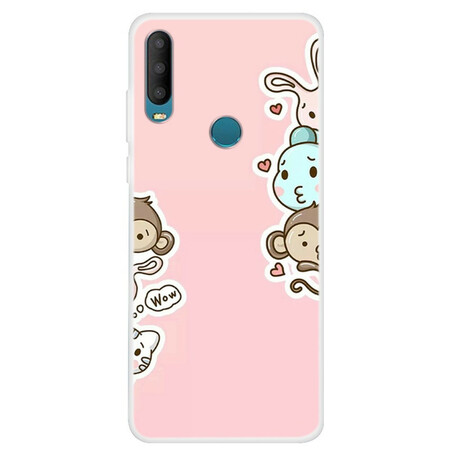 Cobrir Alcatel 1S Animais Uau