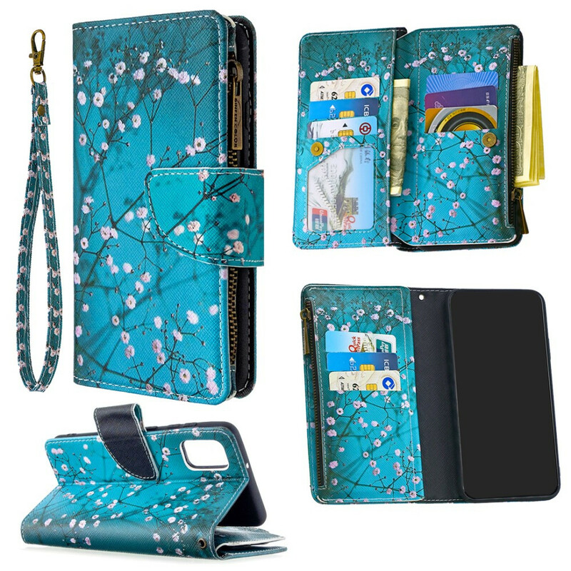 Capa Samsung Galaxy A41 com Zipper Pocket Tree Capa Samsung Galaxy A41 com Zipper Pocket Tree
