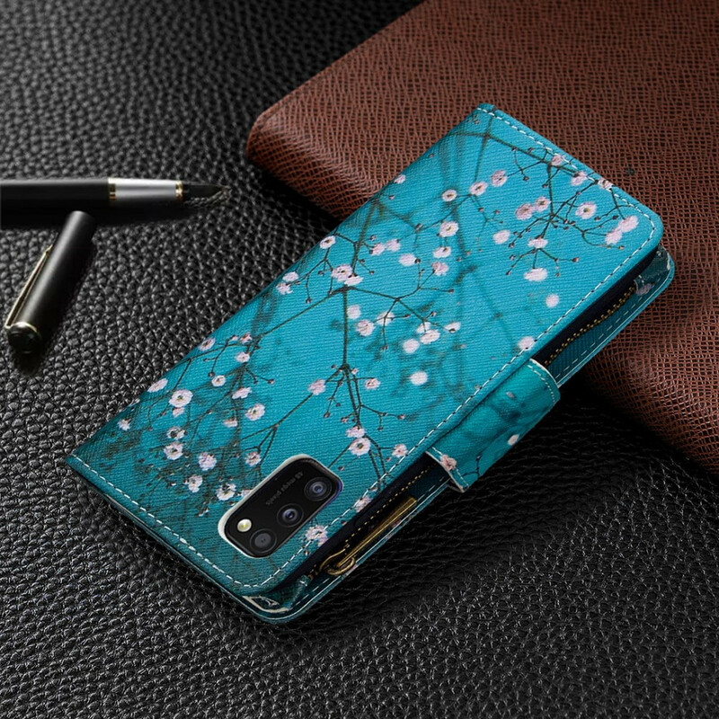Capa Samsung Galaxy A41 com Zipper Pocket Tree Capa Samsung Galaxy A41 com Zipper Pocket Tree
