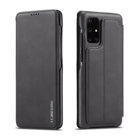 Capa Flip Cover Samsung Galaxy A51 LC.IMEEKE Efeito Couro