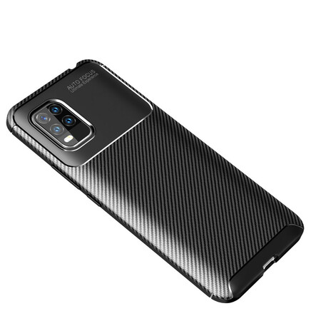 Xiaomi Mi 10 Lite Soft Shell Textura de Fibra de Carbono
