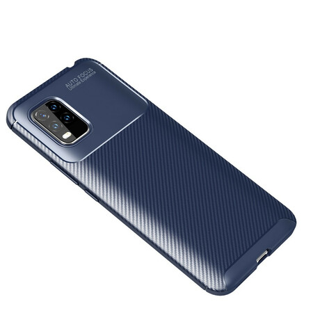 Xiaomi Mi 10 Lite Soft Shell Textura de Fibra de Carbono