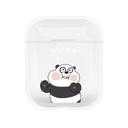 AirPods Capa de Silicone Transparente Série Animal