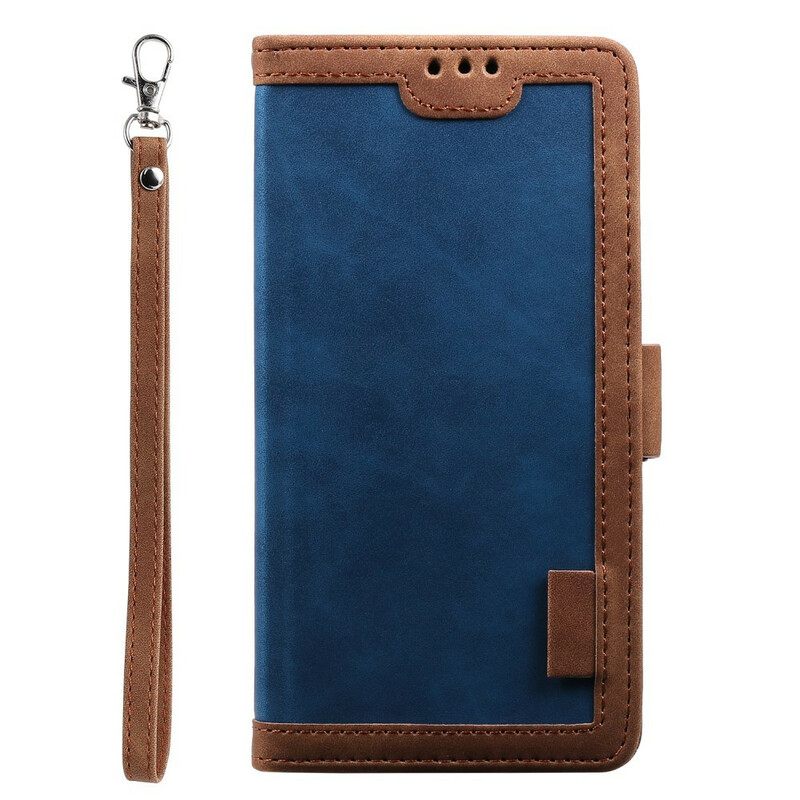 Samsung Galaxy A51 Capa de couro de duas cores reforçado Samsung Galaxy A51 Capa de couro de duas cores reforçado