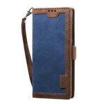 Samsung Galaxy A51 Capa de couro de duas cores reforçado Samsung Galaxy A51 Capa de couro de duas cores reforçado
