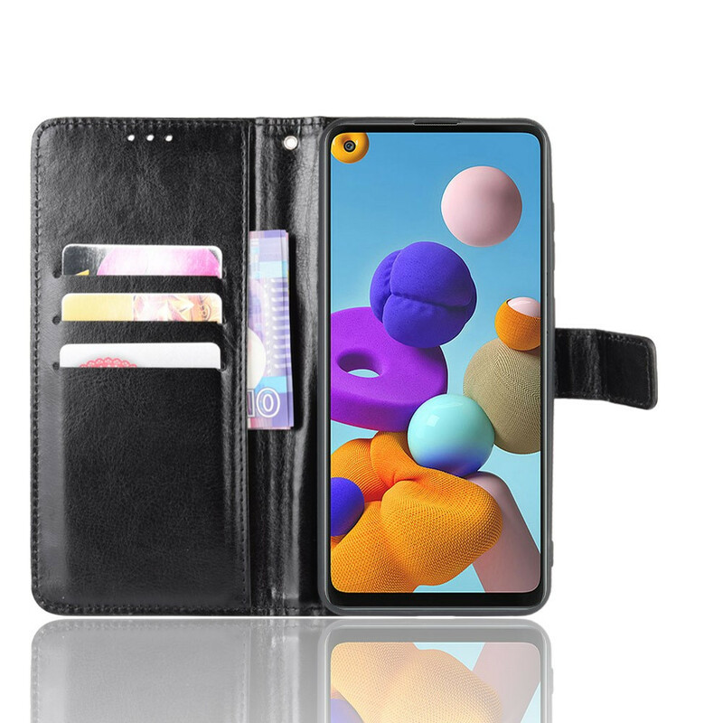 Samsung Galaxy A21S Capa Flashy Leatherette