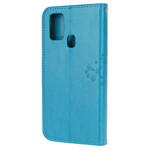 Samsung Galaxy A21s Capa para árvores e corujas