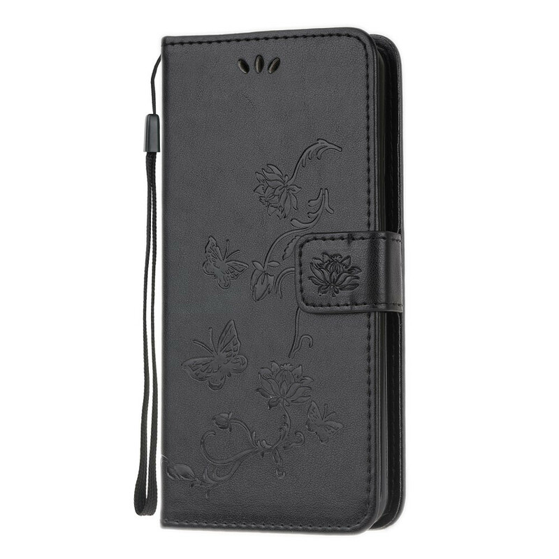 Samsung Galaxy A21s Manteiga e Capa de CordÃ£o para Flores