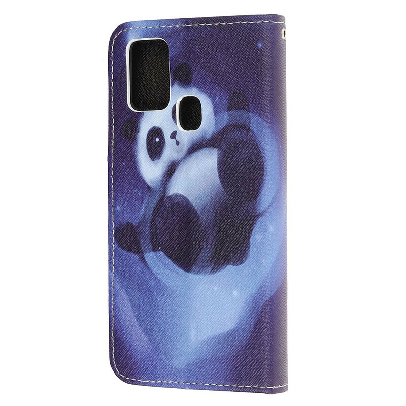 Samsung Galaxy A21s Panda Space Strap Case