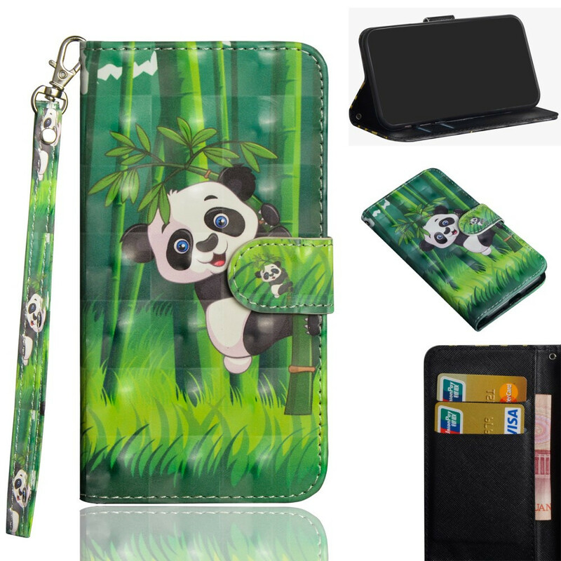 Samsung Galaxy A21s Capa Panda e Bamboo