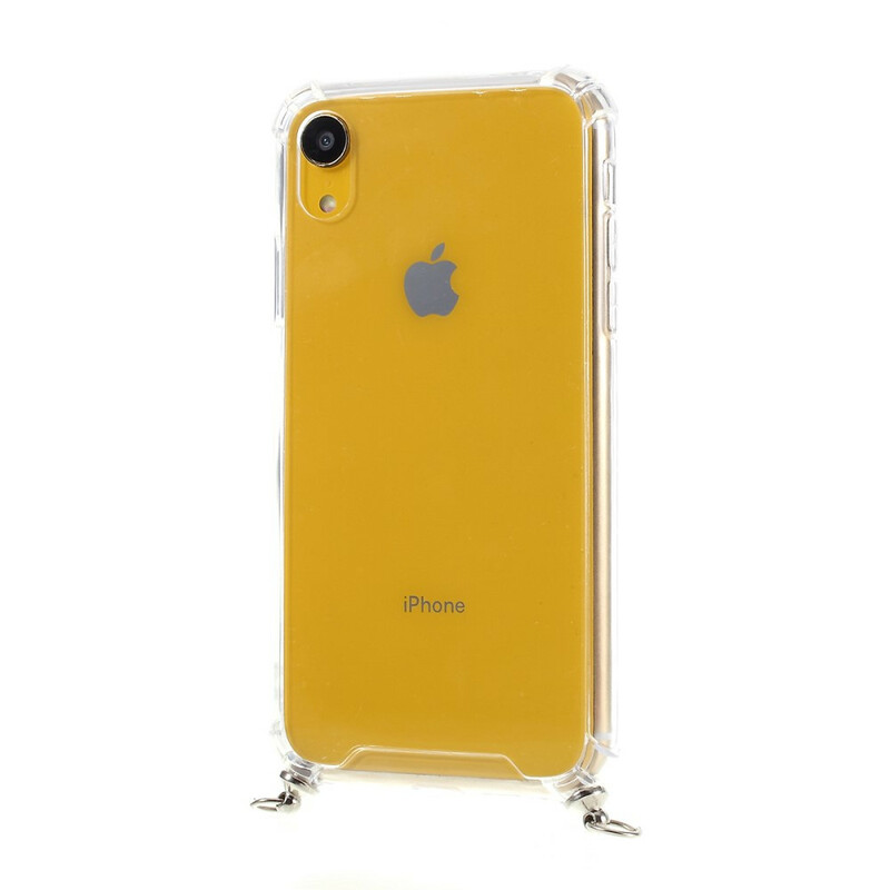 Capa Híbrida iPhone XR com Cordão Colorido