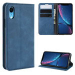 Capa Flip Capa iPhone XR Efeito Couro Mole Capa Flip Capa iPhone XR Efeito Couro Mole