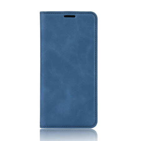 Capa Flip Capa iPhone XR Efeito Couro Mole