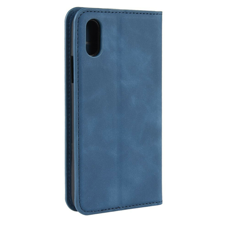 Capa Flip Capa iPhone XR Efeito Couro Mole Capa Flip Capa iPhone XR Efeito Couro Mole