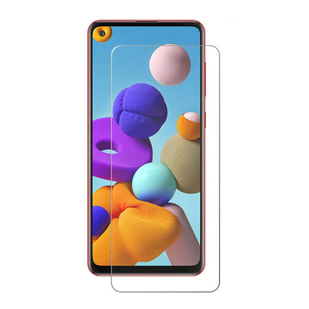 PelÃcula pelÃcula pelÃcula protectoraaa de ecrã de vidro temperado em arco para a Samsung Galaxy A21s