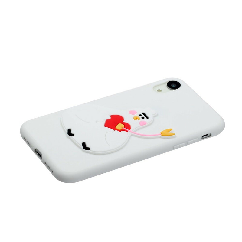 iPhone XR Logotipo da capa de silicone para animais