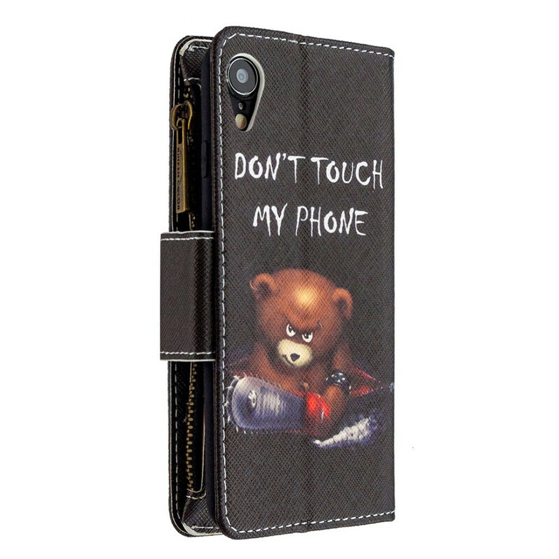 iPhone XR Zipper Pocket Bear