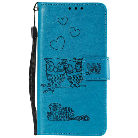 Capa Huawei P30 Pro Lover's Owl Lanyard