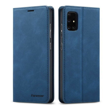 Capa de couro Samsung Galaxy A51 FORWENW