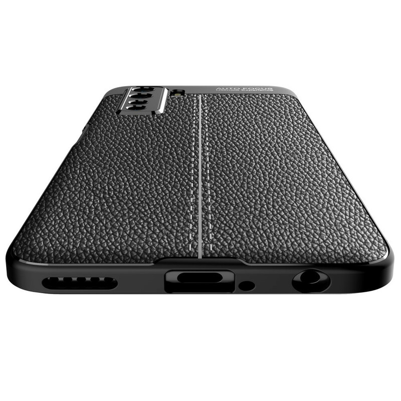 Huawei P40 Lite 5G Capa de Couro Textura Lychee