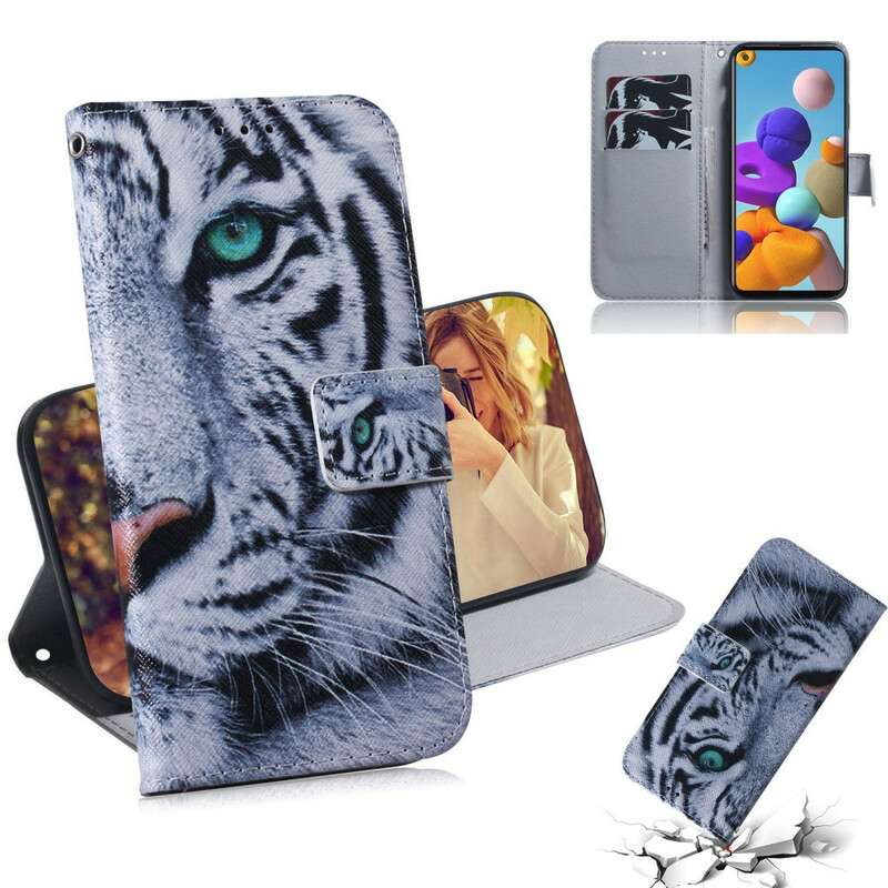 Capa Samsung Galaxy A21s Tiger Face