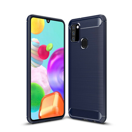Capa de fibra de carbono escovada Samsung Galaxy A21s