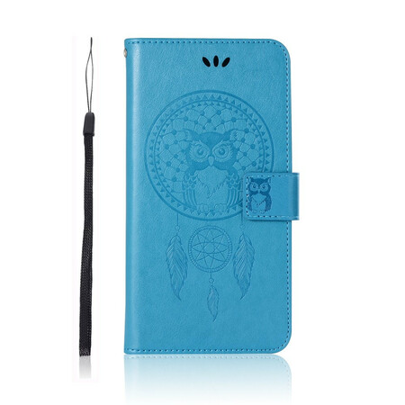 Capa de Honor 8A Couro Efeitos Dream Catcher Owl