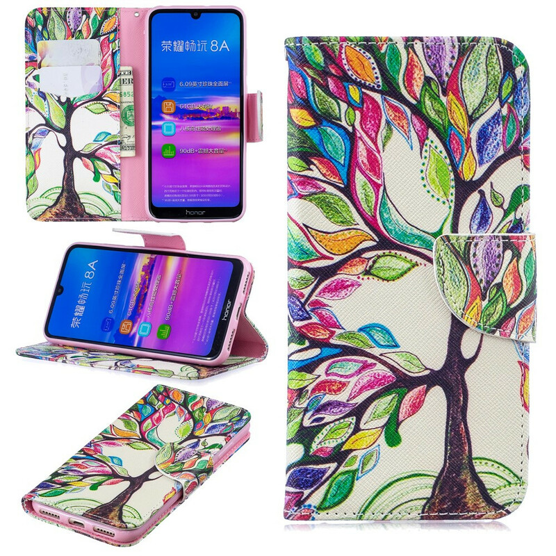 Capa de Honor 8A Colorful Tree Case