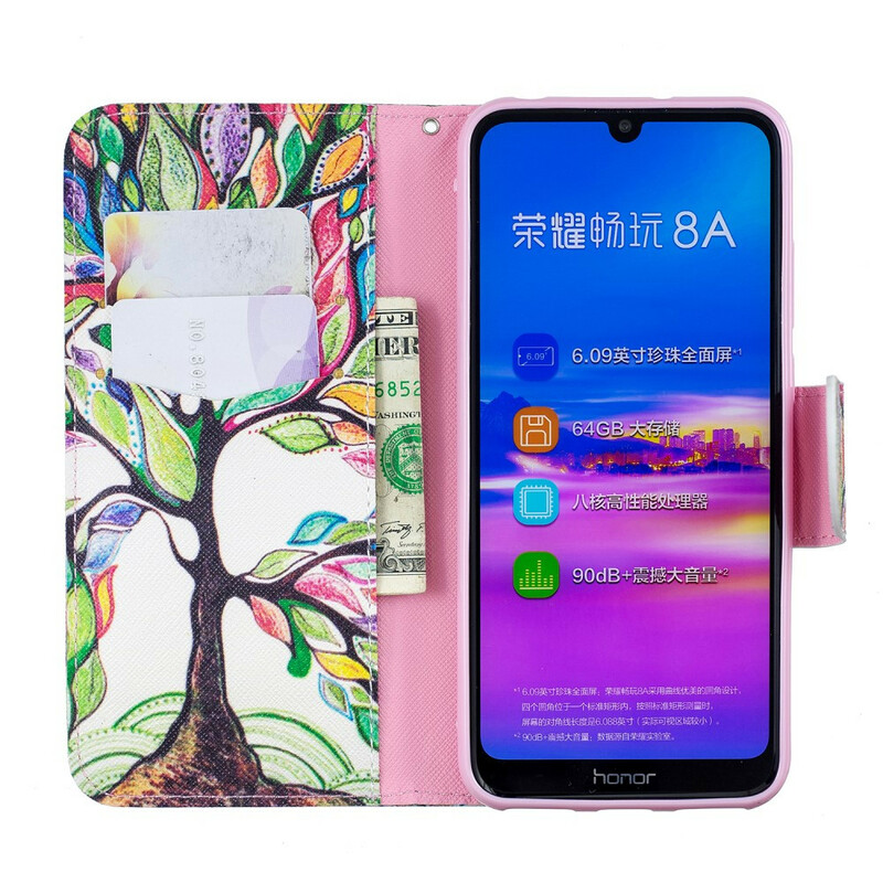 Capa de Honor 8A Colorful Tree Case