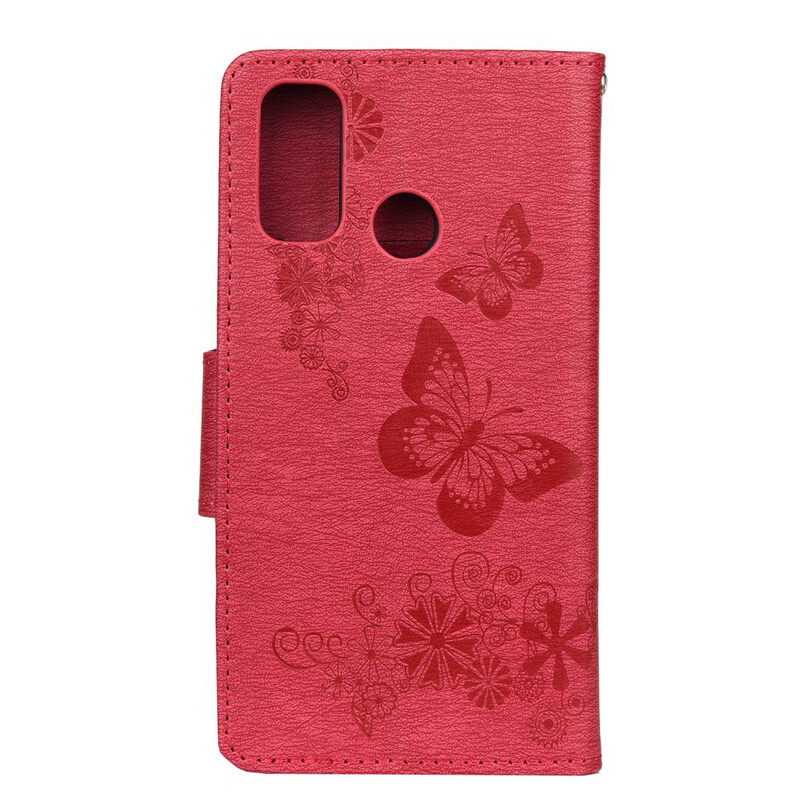 Capa Huawei P smart 2020 Splendid Butterflies with Strap Capa Huawei P smart 2020 Splendid Butterflies with Strap