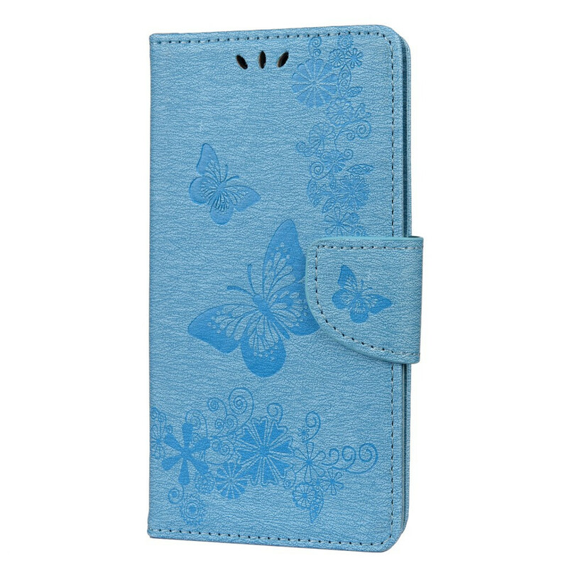 Capa Huawei P smart 2020 Splendid Butterflies with Strap