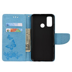 Capa Huawei P smart 2020 Splendid Butterflies with Strap