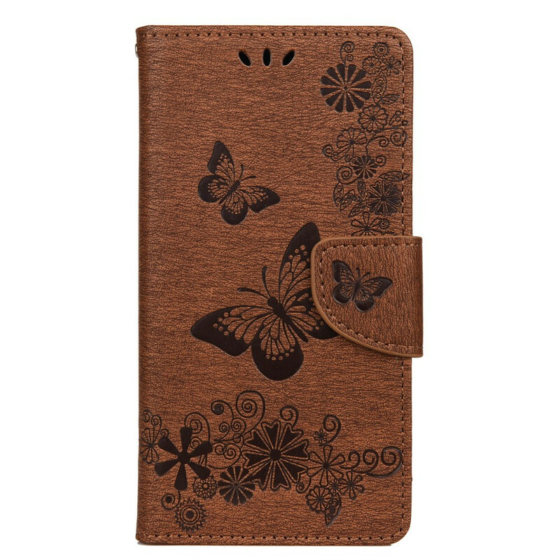 Capa Huawei P smart 2020 Splendid Butterflies with Strap